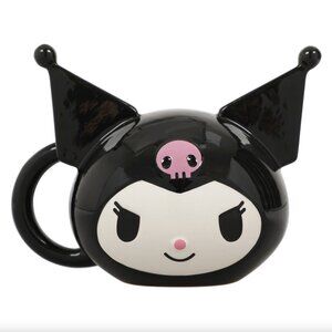 New Kuromi Sculpted Character 10 Oz Ceramic Mug